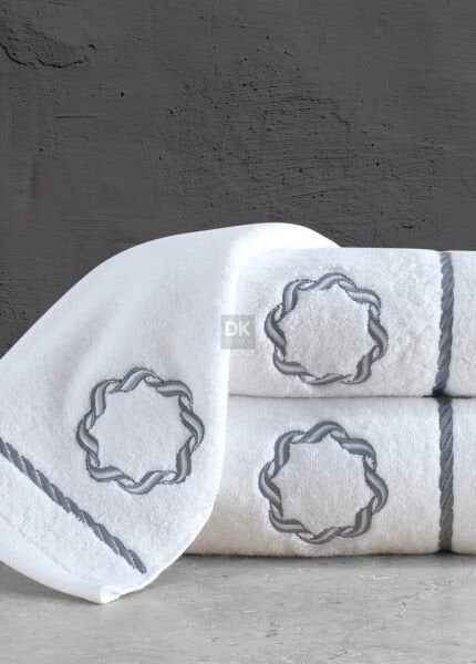 Lombardia 5'li Havlu Bornoz Set S/M